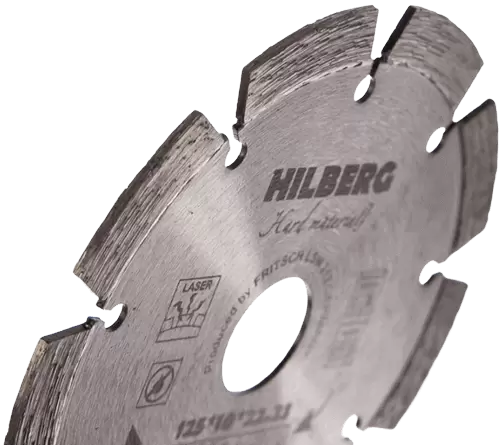 Алмазный диск по железобетону 125*22.23*10*2.0мм Hard Materials Laser Hilberg HM102 - интернет-магазин «Стронг Инструмент» город Уфа