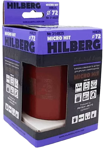 Коронка алмазная SDS-Plus 72 мм под пылеудалитель Hilberg Laser Micro Hit HI825 - интернет-магазин «Стронг Инструмент» город Уфа