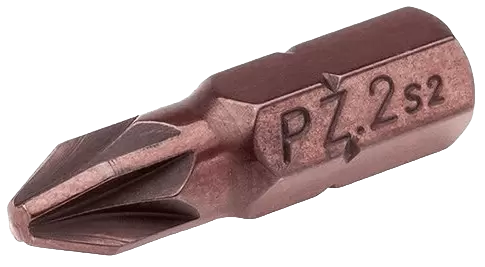 Бита для шуруповерта PZ2*25мм Сталь S2 (100шт.) PE Bag Mr. Logo B025PZ2 - интернет-магазин «Стронг Инструмент» город Уфа