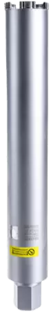 Алмазная буровая коронка 82*450 мм 1 1/4" UNC Hilberg Laser HD711