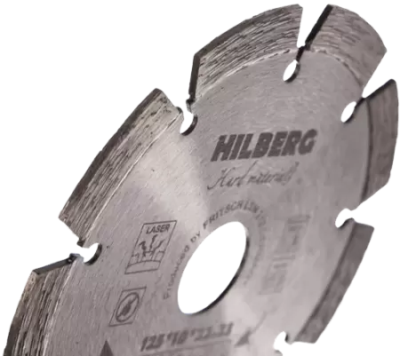 Алмазный диск по железобетону 125*22.23*10*2.0мм Hard Materials Laser Hilberg HM102 - интернет-магазин «Стронг Инструмент» город Уфа
