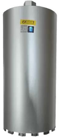 Алмазная буровая коронка 200*450 мм 1 1/4" UNC Hilberg Laser HD723