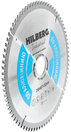 Пильный диск по алюминию 216*30*Т80 Industrial Hilberg HA216 - интернет-магазин «Стронг Инструмент» город Уфа