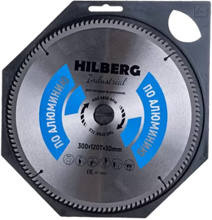 Пильный диск по алюминию 300*30*Т120 Industrial Hilberg HA300 - интернет-магазин «Стронг Инструмент» город Уфа