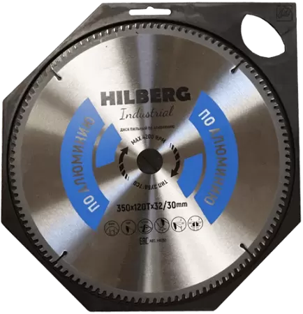 Пильный диск по алюминию 350*32/30*Т120 Industrial Hilberg HA350 - интернет-магазин «Стронг Инструмент» город Уфа