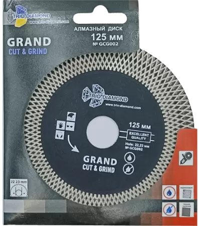 Алмазный диск 125*22.23*25*1.7мм Grand Cut & Grind Trio-Diamond GCG002 - интернет-магазин «Стронг Инструмент» город Уфа