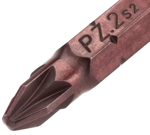 Бита для шуруповерта PZ2*25мм Сталь S2 (100шт.) PE Bag Mr. Logo B025PZ2 - интернет-магазин «Стронг Инструмент» город Уфа