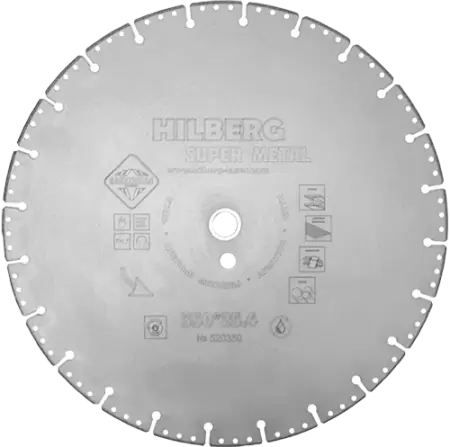 Алмазный отрезной диск по металлу 350*25.4/20*3*2.7мм Super Metal Hilberg 520350 - интернет-магазин «Стронг Инструмент» город Уфа