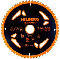 Универсальный пильный диск 216*30*60Т Vezdehod Hilberg HV218