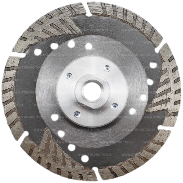 Алмазный диск с фланцем 125*М14*10мм Turbo-Segment Strong СТД-18700125 - интернет-магазин «Стронг Инструмент» город Уфа