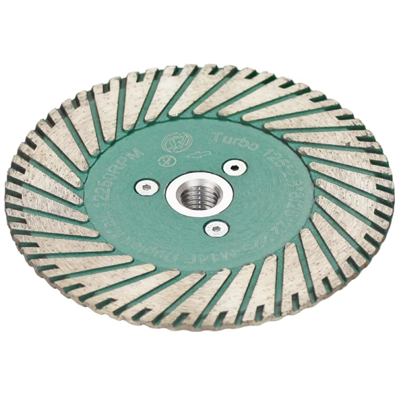 Алмазный диск с фланцем 125*М14*8/25*3.5мм Turbo Strong СТД-17000125 - интернет-магазин «Стронг Инструмент» город Уфа