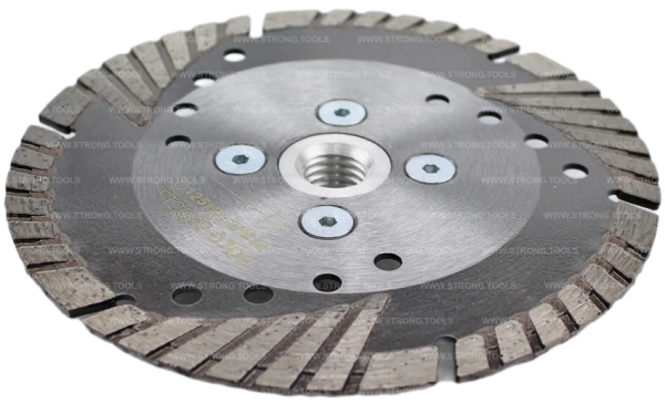 Алмазный диск с фланцем 125*М14*10мм Turbo-Segment Strong СТД-18700125 - интернет-магазин «Стронг Инструмент» город Уфа